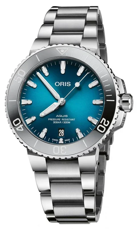 Oris Aquis Date Oceanic Blue 01 733 7732 4155-07 8 21 05PEB
