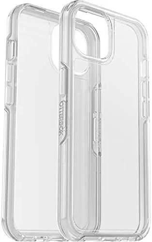 Otterbox Pack Protección para iPhone 13, Funda Symmetry Clear Testada 3x con los estándares Militares anticaídas y Alpha Glass Protector Pantalla 2x Tecnología Antiarañazos