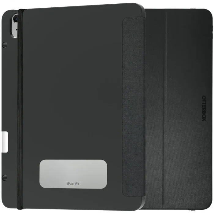 OtterBox React Folio Funda para iPad Air 13 Pulgadas (2024 M2, 2025 M3), A Prueba de Caídas y Golpes, con Tapa Folio, Testeada con los Estándares Militares, Negro