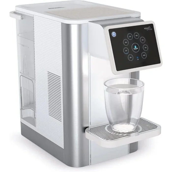 OUTLET Dispensador de Agua filtrada Aqua Optima Aurora – 3,8 litros de Capacidad – con 1 Filtro de Agua Evolve+ de 30 días para Reducir los microplásticos, el Cloro, el sarro y Otros contaminantes