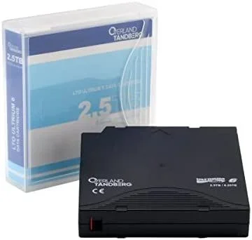 Overland-Tandberg 434135 medio de almacenamiento para copia de seguridad Cinta de datos virgen 2,5 GB LTO