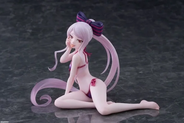 Overlord estatua pvc desktop cute figure shalltear swimsuit ver. 13 cm