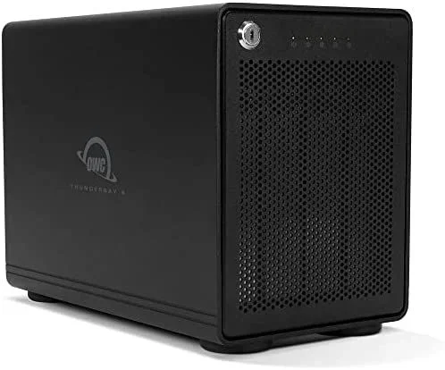 OWC ThunderBay 4 RAID unidad de disco multiple 24 TB Torre Negro