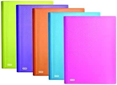 Oxford carpeta 40 fundas cristal fijas urban pp colores surtidos a4 -10u-