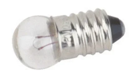 Pack de 100 uds Bombillas de filamento rosca E10 2.5 V 0.3 A Electro DH. 12.352/2.5/0.3 8430552021031