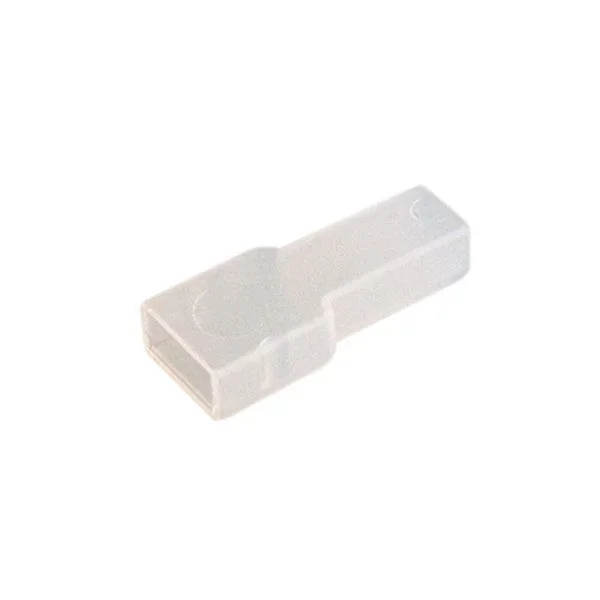 Pack de 100 uds Funda terminal poliamida faston 6.35 mm Electro DH Color Blanco 10.906/6 8430552067374