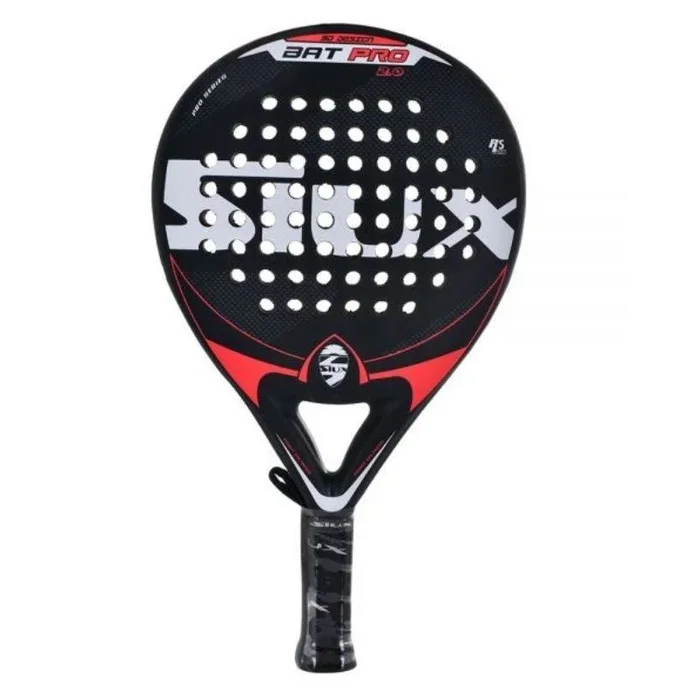 Pala de pádel siux bat pro 2.0/ negro y rojo