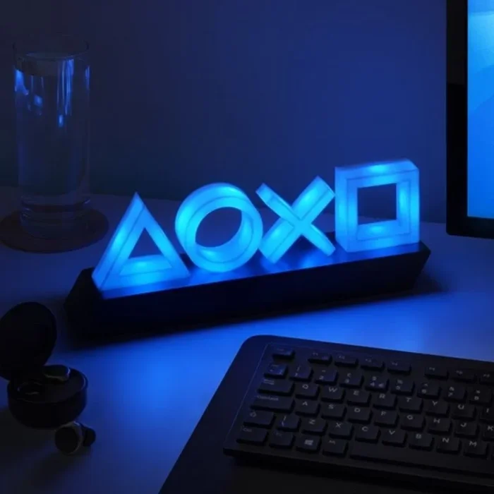 Paladone PlayStation 5 Icons Light Modes Music Reactive Game Room – Official Merchandise