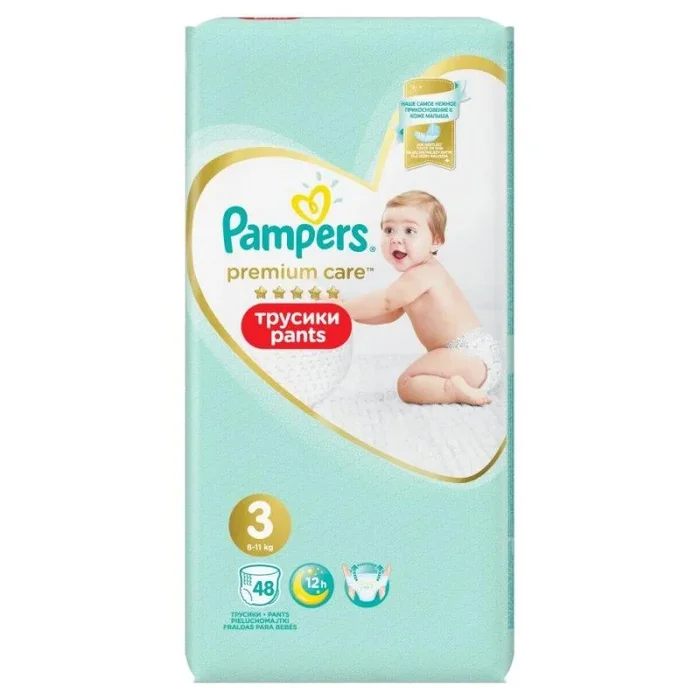 Pampers premium care pants niño/niña 3 48 pieza(s)