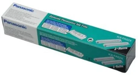 Panasonic KX-FA52X – Pack de 2 Rollos Termo – Transfer, 90 páginas, Negro