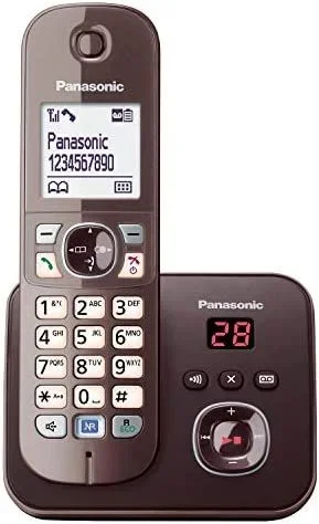 Panasonic KX-TG6822GB teléfono Teléfono DECT Identificador de llamadas Negro, Plata