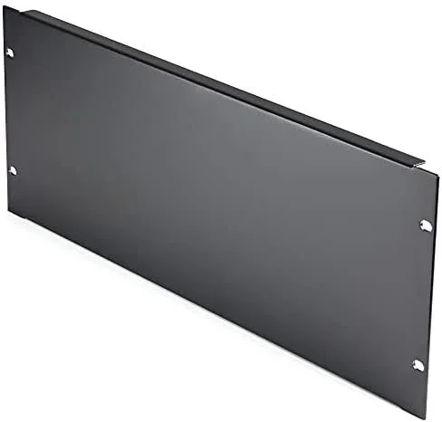 Panel Ciego 4U para Rack de Servidores de 19 Pulgadas – Panel Ciego de Relleno para Racks o Armarios de Servidores o Equipos de Redes – Panel Sólido – de Acero (RKPNL4U)