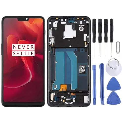 Pantalla Completa con Marco OnePlus 6 A6000 (Negro) TFT