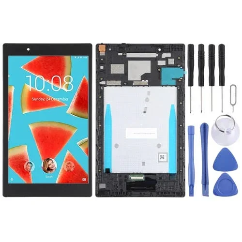 Pantalla Completa Lenovo Tab 4 8 Pulgadas Tb-8504 Tb-8504X Tb-8504F Tb-8504N con Marco (Negro)