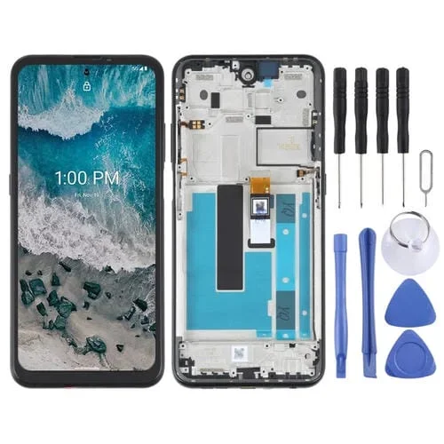 Pantalla Completa Nokia X100 con Marco (Negro)