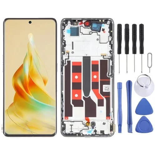 Pantalla Completa Oppo Reno8 T 5G con Marco (Oro)