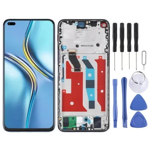 Pantalla Completa Original Honor X20 con Marco (Azul)