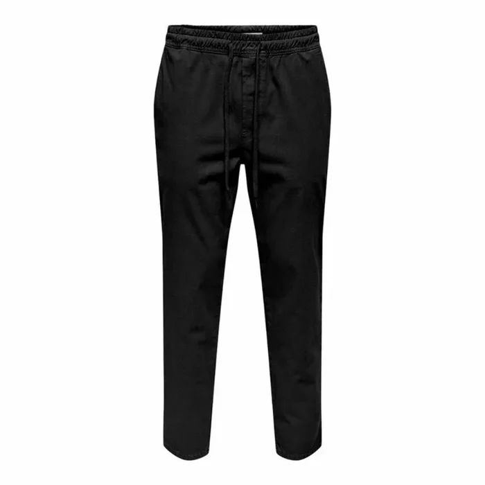 Pantalón de chándal para adultos only & sons onslinus taper 0183 negro hombre xxl