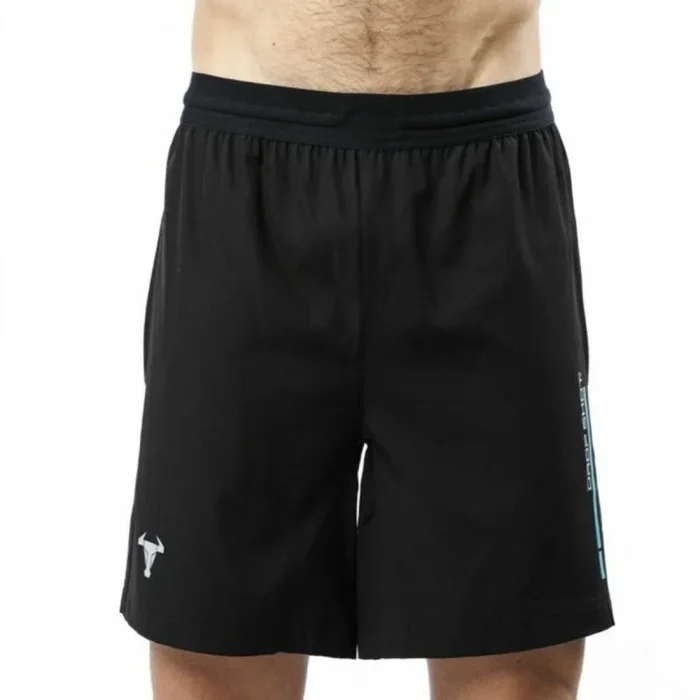 Pantalones Cortos Deportivos para Hombre Drop Shot Alsai Campa Negro S