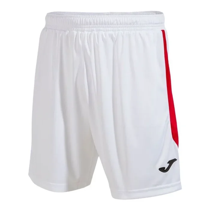 Pantalones cortos deportivos para niños joma sport glasgow blanco rojo 5-6 años
