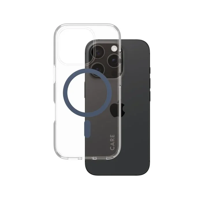 PanzerGlass CARE by PG Blue MagSafe iPhone16 6.3 Pro funda para teléfono móvil Transparente