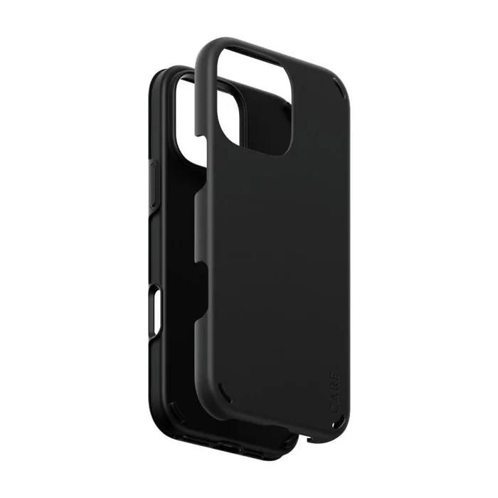 PanzerGlass CARE by ® Feature Case Double Defense Black iPhone 16 Pro Max funda para teléfono móvil Negro