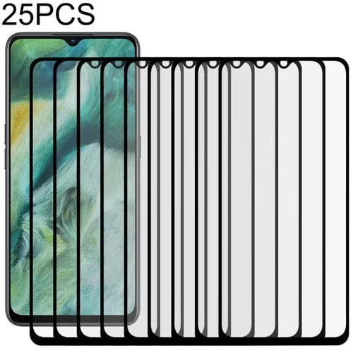 Para Oppo Encuentra X2 Lite 25 PCs Full Glue Pantalla Completa Película de Vidrio Templado