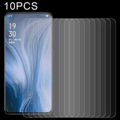 Para Oppo Reno4 4G 10 PCs 0.26mm 9H 2.5D Película de Vidrio Templado
