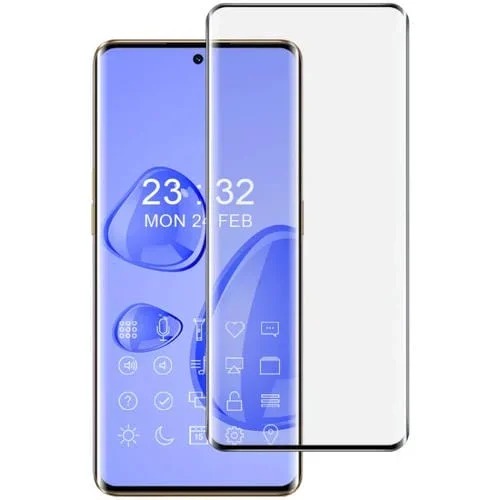 Para Oppo Reno9 5G/Reno9 Pro 5G/Reno9 Pro+ 5G Imak Película de Vidrio Templado de Pantalla Completa Curvada 3D