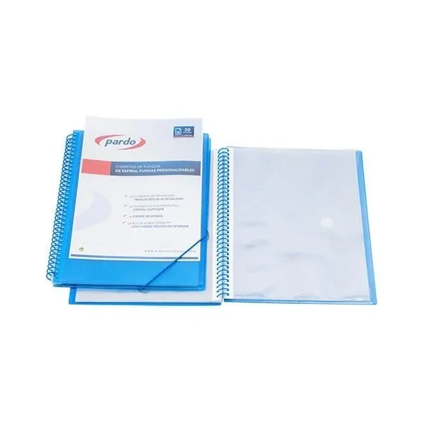 Pardo 845003 carpeta Polipropileno (PP) Azul