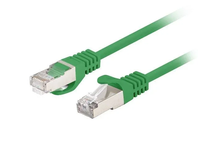 Patchcord kat.6 ftp 0.5m zielony fluke passed lanberg 10-pack