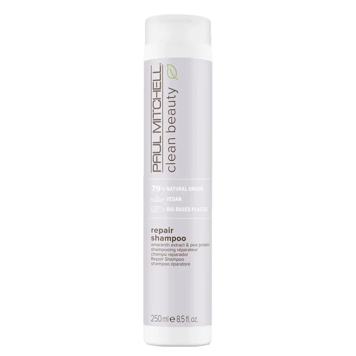 Paul mitchell, clean beauty repair, vegan, hair shampoo, for strengthening, 250 ml