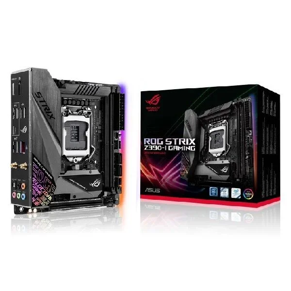 Pb Asus Rog Strix Z390-i Gaming Skt 1151 Itx 9th/8th 2ddr4-2666mhz Hdmi-dp 1pci-e 2xm.2 Raid Wifi Bluetooth® 5.0 Lan-rog Gamefirst 7usb3.1