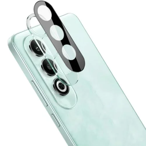 Película de Lente de Vidrio Integrada para Oneplus Nord Ce4 5G y Oppo K12 5G (Negra)