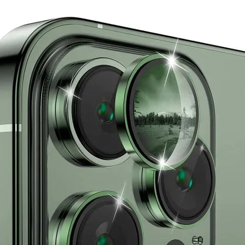 Película de Vidrio para Cámara iPhone 12 Pro Enkay Antirreflejo (Verde Oscuro)