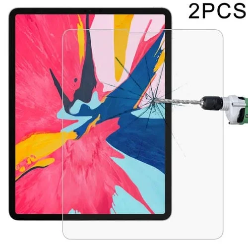 Película de Vidrio Templado 2 PCs para iPad Pro 12.9 2018/2020/2021/2022 0.26mm 9H Dureza Superficial 2.5D