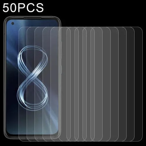 Película de Vidrio Templado 50 PCs Asus Zenfone 8Z 0.26mm 9H 2.5D