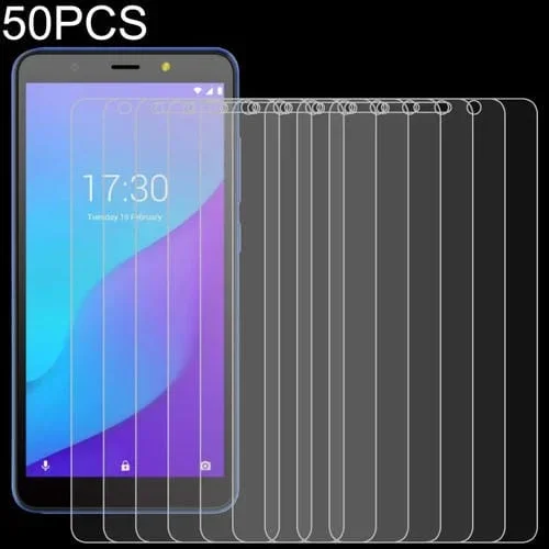 Película de Vidrio Templado 50 PCs Tecno Pop 3 0.26mm 9H 2.5D