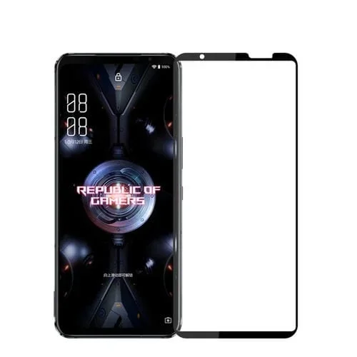 Película de Vidrio Templado Asus Rog Phone 6D / 6D Ultimate / Phone 5 9H 2.5D (Negro)