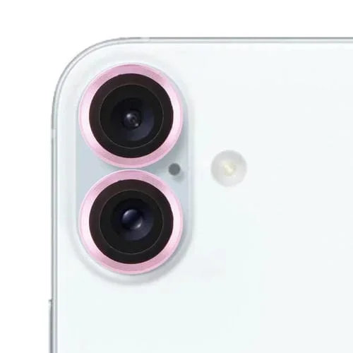 Película de vidrio templado con textura de CD para cámara trasera de iPhone 17 (morado)