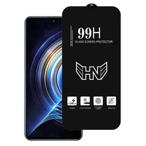 Película de Vidrio Templado de Pantalla Completa con Arco Grande de Aluminio de Alta Calidad para Redmi K50 Pro