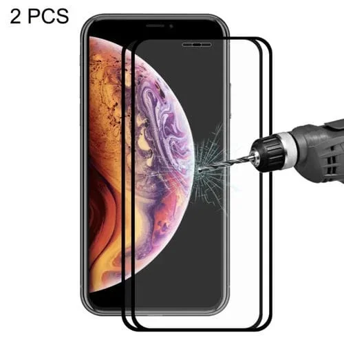 Película de Vidrio Templado Enkay Hat-Prince para iPhone X / Xs 0.2mm 9H 2.5D Pantalla Completa (Negro) 2PCs