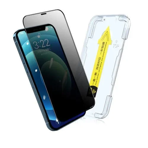 Película de Vidrio Templado Enkay Quick Stick para iPhone 12 Mini Anti-Peeping
