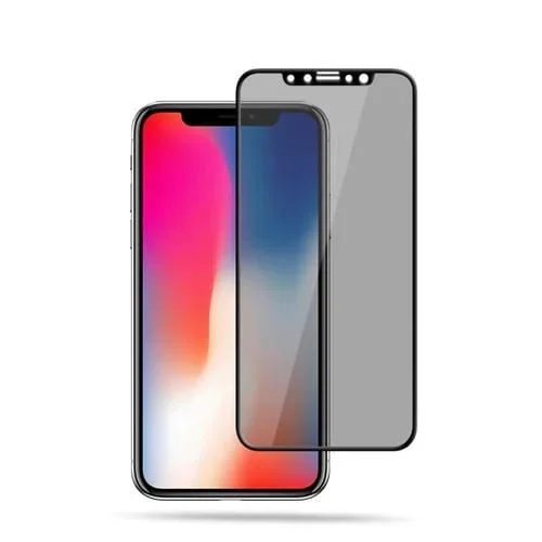 Película de Vidrio Templado Mocolo para iPhone 12 Mini 0.33mm 9H 2.5D Privacidad Pegamento Completo (Antideslumbrante)