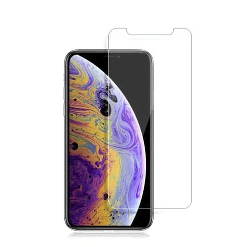 Película de Vidrio Templado Mocolo para iPhone Xs y X 0.33mm 9H 2.5D (Transparente) 10PCs