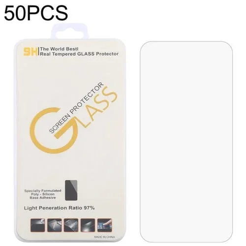 Película de Vidrio Templado para Nokia Xr20 50 PCs 0.26mm 9H 2.5D