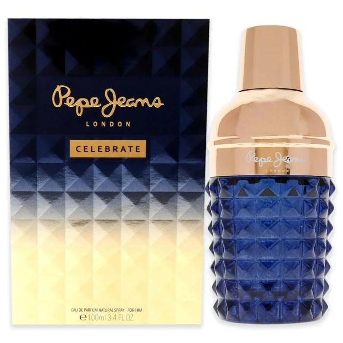 Pepe Jeans Celebrate For Him Perfumes Hombre Eau de Parfum 100ml Fragancia Oriental, Amaderada y Especiada Regalo Hombre