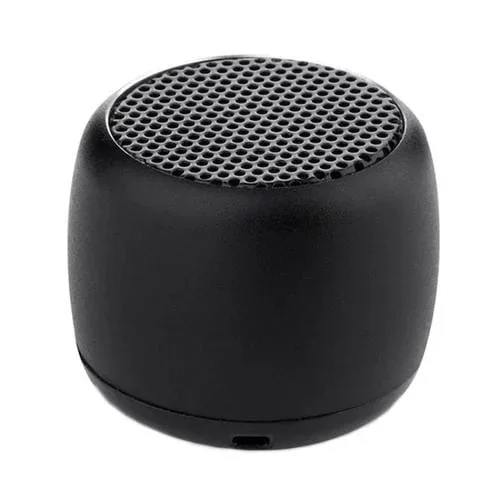 Pequeño Parlante TWS Altavoz Inalámbrico Bluetooth Mini Altavoz Inteligente Reducción de Ruido (Negro)