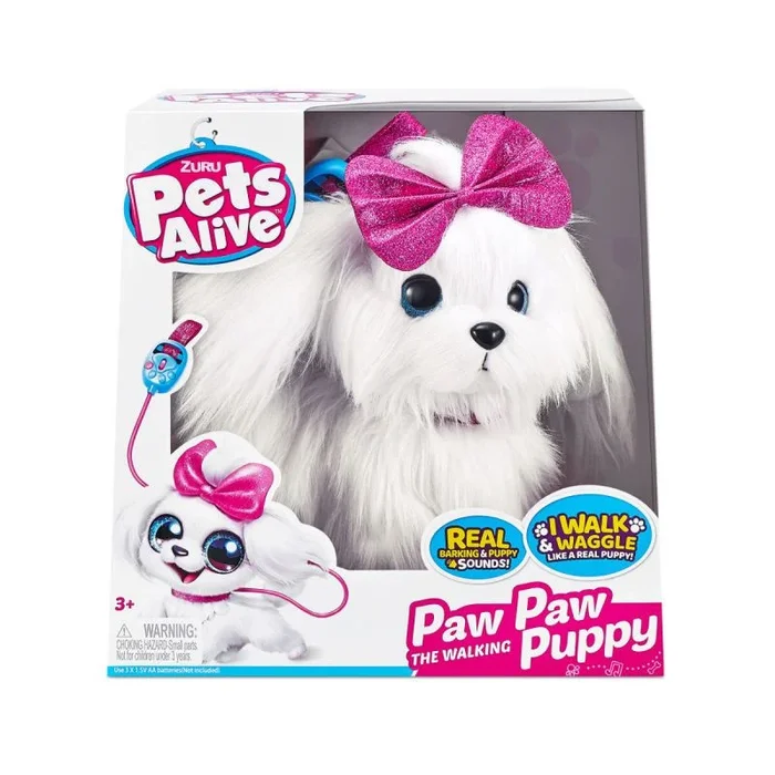 Perro interactivo lil paw paw puppy pets alive 30 x 18 x 30 cm
