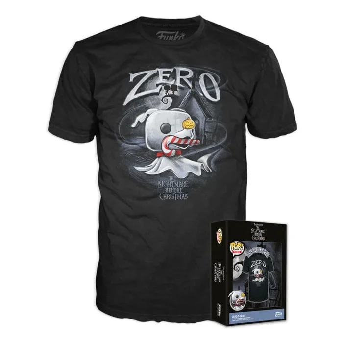 Pesadilla antes de navidad boxed tee camiseta zero w/cane talla s